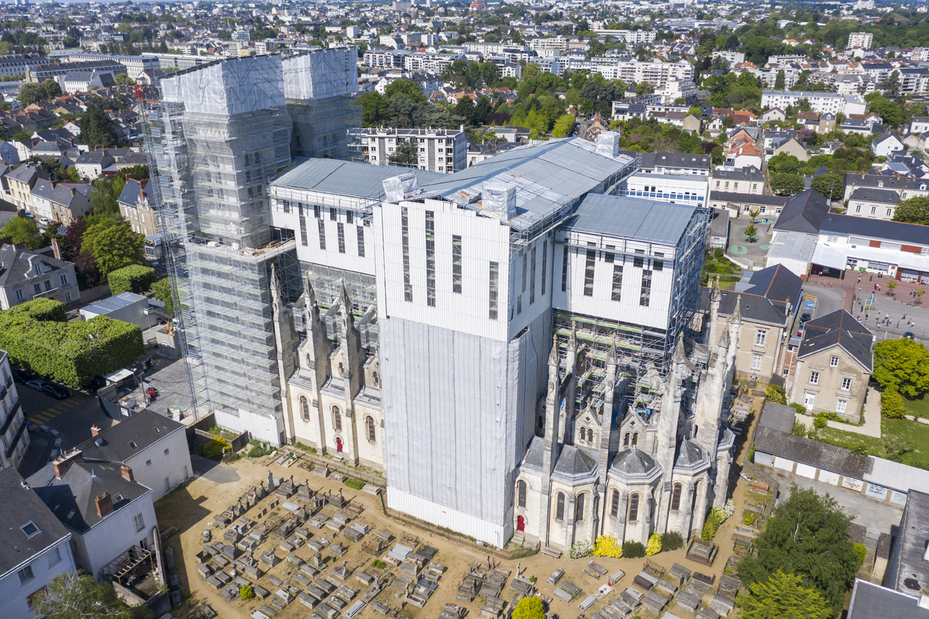 Photo de la Renovation de l'eglise Saint Donatien à Nantes